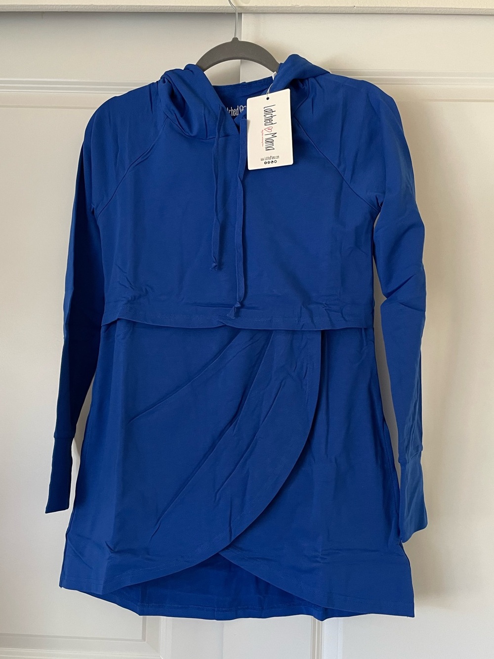 Latched Mama Petal Front Nursing Tunic Hoodie
